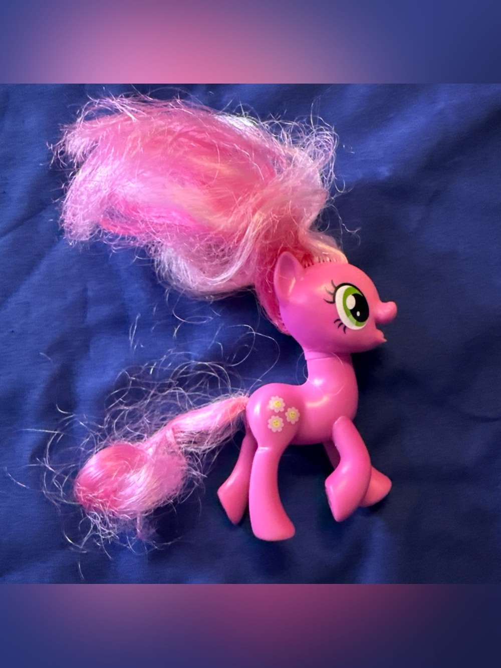 2016 My Little Pony 3” Cheerilee Purple Brushable Mane Hasbro